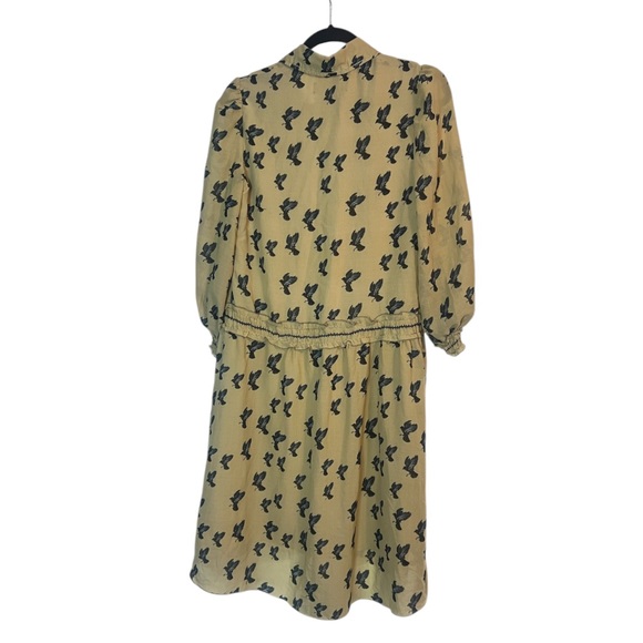 Max Studio London Womens Bird Print A-line Dress - Picture 5 of 7
